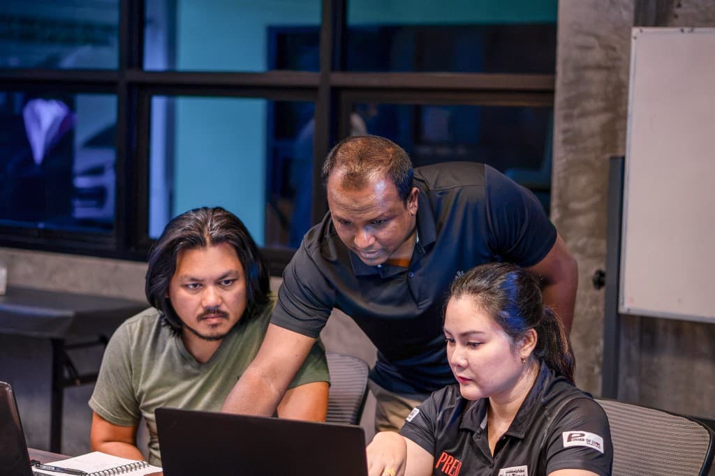 Coach ให้คำแนะนำผู้เรียนใน Workshop Hands-on