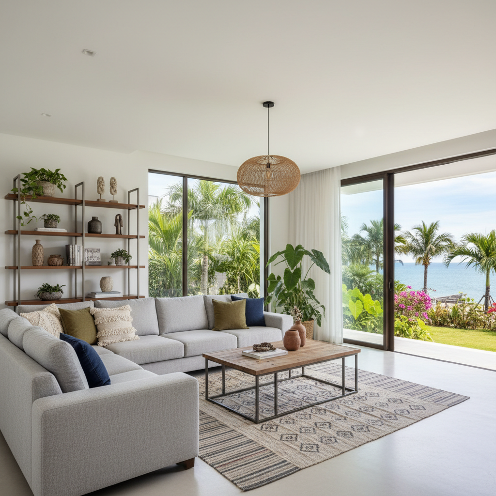 Naphatthanan Property - A beautifully renovated modern house in Phuket, showcasing a